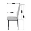 Mebel Elite Стілець Tex, сірий, ME.TEX/P/T/K - Home Club, зображення 9