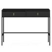 Mebel Elite Туалетный столик Marcos, черный, с рифлением, W.MAGGIORE/CZ/B - Home Club, изображение 4