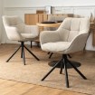 Mebel Elite Вращающееся кресло Peony бежевого цвета с букле-тканью, ME.PEONY/BZ/T/K - Home Club, изображение 2