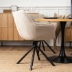 Mebel Elite Вращающееся кресло Peony бежевого цвета с букле-тканью, ME.PEONY/BZ/T/K - Home Club, изображение 3