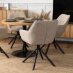 Mebel Elite Вращающееся кресло Peony бежевого цвета с букле-тканью, ME.PEONY/BZ/T/K - Home Club, изображение 4