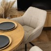 Mebel Elite Вращающееся кресло Peony бежевого цвета с букле-тканью, ME.PEONY/BZ/T/K - Home Club, изображение 5