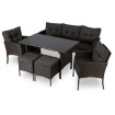 Mebel Elite Комплект садовой мебели Atlanta, черный, ME.ATLANTA/CZ/RT/OGR/ZES - Home Club, изображение 3