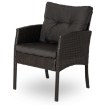 Mebel Elite Комплект садовой мебели Atlanta, черный, ME.ATLANTA/CZ/RT/OGR/ZES - Home Club, изображение 5