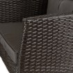 Mebel Elite Комплект садовой мебели Atlanta, черный, ME.ATLANTA/CZ/RT/OGR/ZES - Home Club, изображение 8