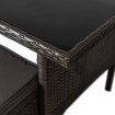 Mebel Elite Комплект садовой мебели Atlanta, черный, ME.ATLANTA/CZ/RT/OGR/ZES - Home Club, изображение 10