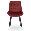 Mebel Elite Стілець Chris бордовий, велюровий, ME.CHRIS/BOR/CZ/V/K - Home Club, зображення 6