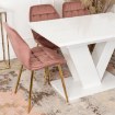 Mebel Elite Стол Clark, раскладной, 120–160 см, белый глянцевый, PM.DUBAJ/B/PL/S - Home Club, изображение 5