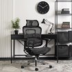 Mebel Elite Эргономичное вращающееся кресло Nino, чёрного цвета, ME.NINO/CZ/T/FO - Home Club, изображение 2