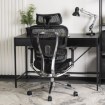 Mebel Elite Эргономичное вращающееся кресло Nino, чёрного цвета, ME.NINO/CZ/T/FO - Home Club, изображение 4