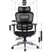Mebel Elite Эргономичное вращающееся кресло Nino, чёрного цвета, ME.NINO/CZ/T/FO - Home Club, изображение 13