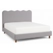 Mebel Elite Ліжко 160x200 Izmir, сіре, з букле, ME.IZMIR/160/P/TB/LOZ - Home Club, зображення 3
