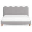 Mebel Elite Ліжко 160x200 Izmir, сіре, з букле, ME.IZMIR/160/P/TB/LOZ - Home Club, зображення 5