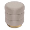 Mebel Elite Мягкий пуф Aura, бежевый, ME.AURA/BZ/T/PUF - Home Club, изображение 3