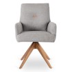 Mebel Elite Вращающееся кресло Bianco, серого цвета, ME.BIANCO/P/T/K - Home Club, изображение 9