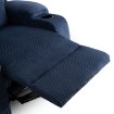 Mebel Elite Раскладной кресло Torres, темно-синее, из вельвета, ME.TORRES/GR/SZTR/FW - Home Club, изображение 11