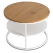 Mebel Elite Столик Best Дуб/Білий, ME.BEST/D/B/L - Home Club, зображення 4
