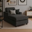 Mebel Elite Кресло для отдыха Neo, серое, из вельвета, ME.NEO/P/SZTR/FW - Home Club, изображение 2