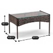 Mebel Elite Комплект садовой мебели Missisipi, коричневый/бежевый, ME.MISSISIPI/BR/RT/OGR/ZES - Home Club, изображение 10
