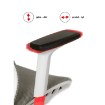 Mebel Elite Ергономічне обертове крісло Sky, бежеве, ME.SKY/BZ/T/FO - Home Club, зображення 13