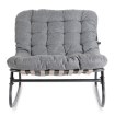 Mebel Elite Крісло-гойдалка Aurora, сіре, ME.AURORA/P/T/FW - Home Club, зображення 3