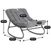 Mebel Elite Крісло-гойдалка Aurora, сіре, ME.AURORA/P/T/FW - Home Club, зображення 8