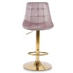 Mebel Elite Барный стул Arcos, розовый, велюровый, ME.ARCOS/R/ZL/V/H - Home Club, изображение 3