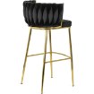 Mebel Elite Барный стул Flores 2, черный, велюровый, ME.FLORES2/CZ/ZL/V/H - Home Club, изображение 4