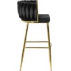 Mebel Elite Барный стул Flores 2, черный, велюровый, ME.FLORES2/CZ/ZL/V/H - Home Club, изображение 5
