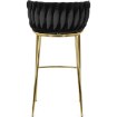 Mebel Elite Барный стул Flores 2, черный, велюровый, ME.FLORES2/CZ/ZL/V/H - Home Club, изображение 6
