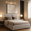 Mebel Elite Кровать 160x200 «Marsylia» с ящиком для вещей, серая ткань, ME.MARSYLIA/160/P/T/LOZZPOJ - Home Club, изображение 2