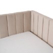 Mebel Elite Кровать 90x200 Villemo, бежевая, велюровая, ME.VILLEMO/90/90/BZ/V/LOZWYS - Home Club, изображение 7
