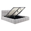 Mebel Elite Кровать 160x200 Murcja с ящиком для вещей, серая, из ткани букле, ME.MURCJA/160/P/TB/LOZZPOJ - Home Club, изображение 3