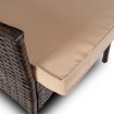 Mebel Elite Комплект садовой мебели Azul, коричневый/бежевый, ME.AZUL/BR/RT/OGR/ZES - Home Club, изображение 8