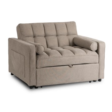 Mebel Elite Раскладной диван Corra для сна, темно-бежевый, ME.CORRA/CBZ/T/SOF - Home Club
