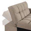 Mebel Elite Раскладной диван Corra для сна, темно-бежевый, ME.CORRA/CBZ/T/SOF - Home Club, изображение 8