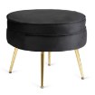 Mebel Elite Кресло Grand с подставкой для ног, черное велюровое, ME.GRAND/CZ/V/FW - Home Club, изображение 8