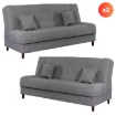 Mebel Elite Комплект из 2 диванов-кроватей Nepal, серый, PPHUE.WERONIKA/POLARIS19/Z2/WER - Home Club