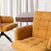 Mebel Elite Вращающееся кресло Akita горчичного цвета из вельвета, ME.AKITA/CU/SZTR/K - Home Club, изображение 4