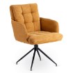 Mebel Elite Вращающееся кресло Akita горчичного цвета из вельвета, ME.AKITA/CU/SZTR/K - Home Club, изображение 6