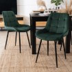 Mebel Elite Стул Chris, зеленый, велюровый, ME.CHRIS/Z/CZ/V/K - Home Club, изображение 4