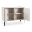 Mebel Elite Комод Soft 104 см, двухдверный, с рифлением, цвет «Кашмир», W.ISEO/IS02/KASZ/N.CZ/U.CZ/KOM2D - Home Club, изображение 3