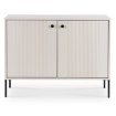Mebel Elite Комод Soft 104 см, двухдверный, с рифлением, цвет «Кашмир», W.ISEO/IS02/KASZ/N.CZ/U.CZ/KOM2D - Home Club, изображение 4