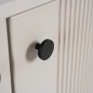 Mebel Elite Комод Soft 104 см, двухдверный, с рифлением, цвет «Кашмир», W.ISEO/IS02/KASZ/N.CZ/U.CZ/KOM2D - Home Club, изображение 6