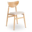 Mebel Elite Стул Braga «Дуб/Бежевый», ME.BRAGA/KR/D/T/K - Home Club