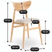 Mebel Elite Стул Braga «Дуб/Бежевый», ME.BRAGA/KR/D/T/K - Home Club, изображение 6