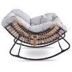Mebel Elite Кресло-качалка Elton, серого цвета, ME.ELTON/P/T/FW - Home Club, изображение 4