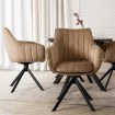 Mebel Elite Вращающееся кресло Mumbai 2, бежевое, велюровое, ME.MUMBAI/BZ/V/K - Home Club, изображение 3