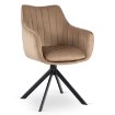 Mebel Elite Вращающееся кресло Mumbai 2, бежевое, велюровое, ME.MUMBAI/BZ/V/K - Home Club, изображение 7