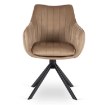 Mebel Elite Вращающееся кресло Mumbai 2, бежевое, велюровое, ME.MUMBAI/BZ/V/K - Home Club, изображение 8